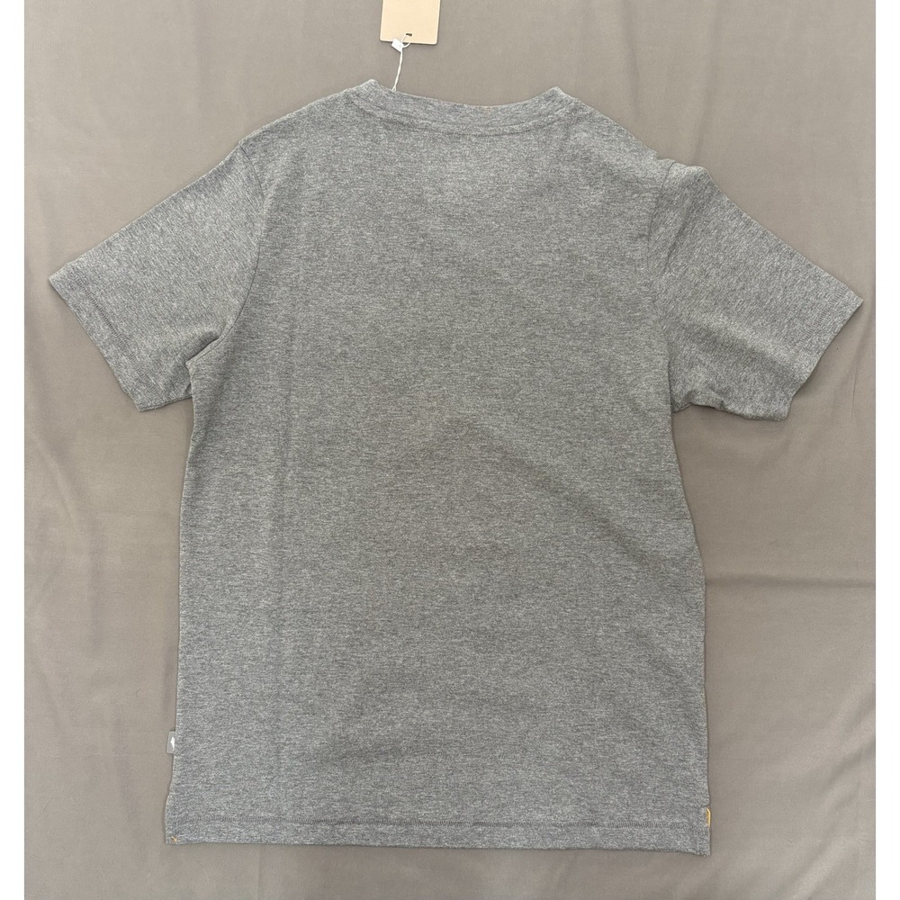 TOMMY BAHAMA Men's Short Sleeved Crew Neck Top Gray Orange Accent Logo Size S - Picture 12 of 12